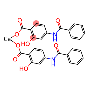 N-Benzoyl-p-aminosalicylic acid calcium salt