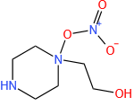 1-Piperazineethanol,nitrate(ester)(9CI)