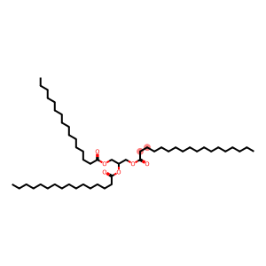 Octadecanoic acid, (2S)-2,3-bis[(1-oxohexadecyl)oxy]propyl ester