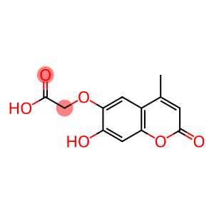 Acetic acid, 2-[(7-hydroxy-4-methyl-2-oxo-2H-1-benzopyran-6-yl)oxy]-