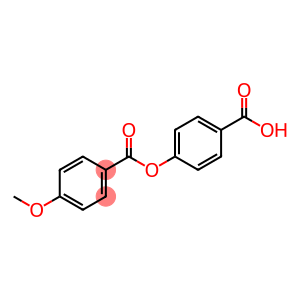 Benzoic acid, 4-Methoxy-, 4-carboxyphenyl ester