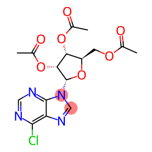 9H-Purine, 6-chloro-9-(2,3,5-tri-O-acetyl-α-D-ribofuranosyl)-