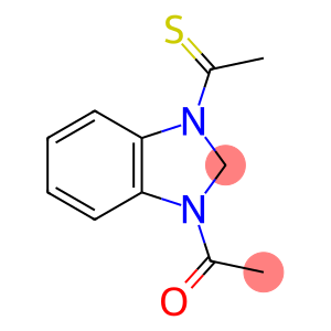 Ethanone, 1-[2,3-dihydro-3-(1-thioxoethyl)-1H-benzimidazol-1-yl]-