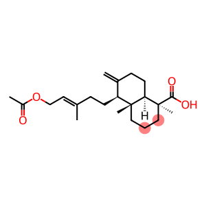 1-Naphthalenecarboxylic acid, 5-[(3E)-5-(acetyloxy)-3-methyl-3-penten-1-yl]decahydro-1,4a-dimethyl-6-methylene-, (1S,4aR,5S,8aR)-