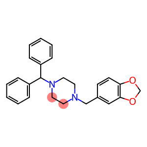 1-(1,3-Benzodioxol-5-ylmethyl)-4-(diphenylmethyl)piperazine