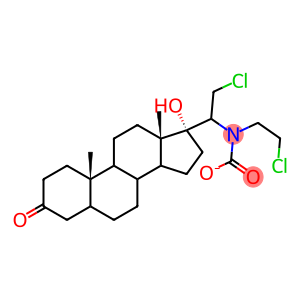 dihydrotestosterone-17-N-bis(2-chloroethyl)carbamate