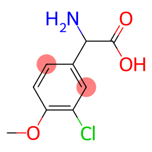 2-氨基-2-(3-氯-4-甲氧基苯基)乙酸