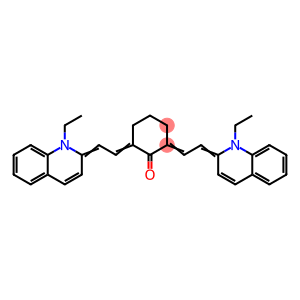 2,6-BIS((E)-2-[1-ETHYL-2(1H)-QUINOLINYLIDENE]ETHYLIDENE)CYCLOHEXANONE