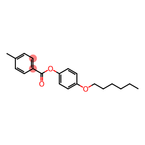 Benzoic acid, 4-methyl-, 4-(hexyloxy)phenyl ester