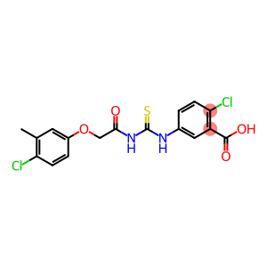 2-CHLORO-5-[[[[(4-CHLORO-3-METHYLPHENOXY)ACETYL]AMINO]THIOXOMETHYL]AMINO]-BENZOIC ACID