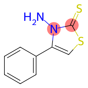 3-Amino-4-phenyl-4-thiazoline-2-thione