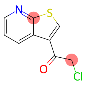 Ethanone, 2-chloro-1-thieno[2,3-b]pyridin-3-yl-