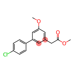 4'-Chloro-5-methoxy-3-biphenylacetic acid, methyl ester