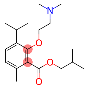 3-[2-(Dimethylamino)ethoxy]-p-cymene-2-carboxylic acid isobutyl ester