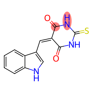 4,6(1H,5H)-Pyrimidinedione,dihydro-5-(1H-indol-3-ylmethylene)-2-thioxo-