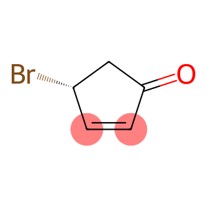 2-Cyclopenten-1-one,4-bromo-,(4R)-(9CI)