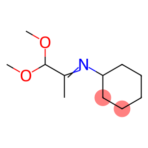 Cyclohexanamine, N-(2,2-dimethoxy-1-methylethylidene)-