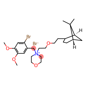 4-[(2-Bromo-4,5-dimethoxyphenyl)methyl]-4-[2-[2-(7,7-dimethyl-2-bicyclo[3.1.1]heptanyl)ethoxy]ethyl]morpholin-4-ium bromide