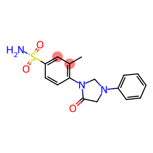 Benzenesulfonamide, 3-methyl-4-(5-oxo-3-phenyl-1-imidazolidinyl)-