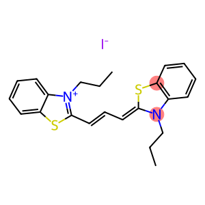3-PROPYL-2-[3-[3-PROPYL-2(3H)BENZOTHIAZOLYLIDENE]-1-PROPENYL]BENZOTHIAZOLIUM IODIDE