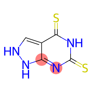1(2),7-dihydro-pyrazolo[3,4-d]pyrimidine-4,6-dithione