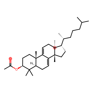 Lanosta-7,9(11)-dien-3-ol, acetate, (3β,13α,14β,17α)- (9CI)