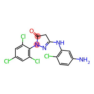 3-(5-氨基-2-氯苯胺基)-1-(2,4,6-三氯苯基)-5-吡唑啉酮