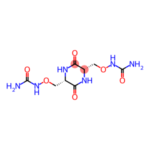 (3R,6R)-3,6-Bis[(aminooxy)methyl]-2,5-dioxopiperazine-1,4-dicarboxamide