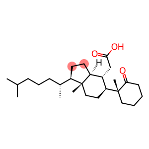 1H-Indene-4-acetic acid, 1-[(1R)-1,5-dimethylhexyl]octahydro-7a-methyl-5-[(1R)-1-methyl-2-oxocyclohexyl]-, (1R,3aS,4S,5S,7aR)-