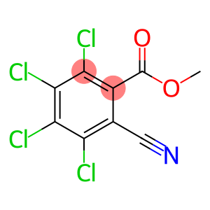 2,3,4,5-tetrachloro-6-cyano-benzoic acid methyl ester