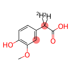 (4-Hydroxy-3-methoxyphenyl)acetic-alpha,alpha-d2 Acid