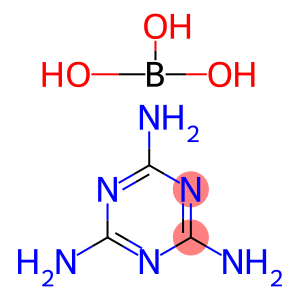 Boric acid (H3BO3), compd. with 1,3,5-triazine-2,4,6-triamine