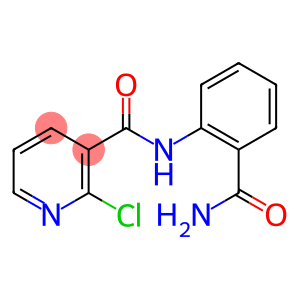 3-Pyridinecarboxamide, N-[2-(aminocarbonyl)phenyl]-2-chloro-