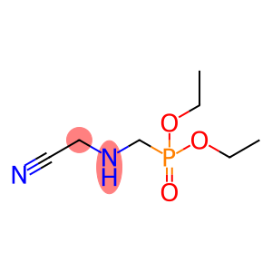 Phosphonic acid, [[(cyanomethyl)amino]methyl]-, diethyl ester (9CI)