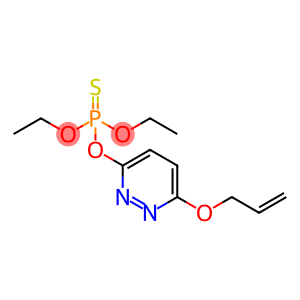 Phosphorothioic acid, O,O-diethyl O-[6-(2-propenyloxy)-3-pyridazinyl] ester (9CI)