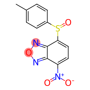 2,1,3-Benzoxadiazole, 4-[(4-methylphenyl)sulfinyl]-7-nitro-
