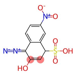 4-diazo-3-hydroxy-7-nitro-1,4-dihydronaphthalene-1-sulfonic acid