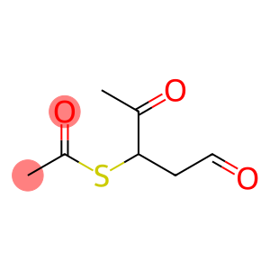 Ethanethioic acid, S-[2-oxo-1-(2-oxoethyl)propyl] ester