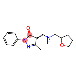 (Z)-5-methyl-2-phenyl-4-((((tetrahydrofuran-2-yl)methyl)amino)methylene)-2,4-dihydro-3H-pyrazol-3-one