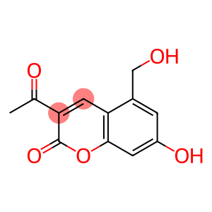 3-乙酰基-5-羟甲基-7-羟基香豆素