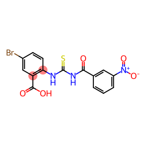 5-BROMO-2-[[[(3-NITROBENZOYL)AMINO]THIOXOMETHYL]AMINO]-BENZOIC ACID