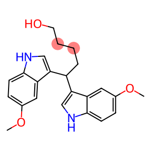 5,5-bis-(5-methoxy-1H-indol-3-yl)-pentan-1-ol