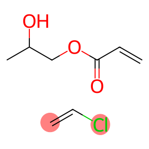 2-Hydroxypropyl 2-propenoate polymer with chloroethene