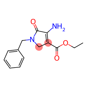 4-Amino-2,5-dihydro-5-oxo-1-(phenylmethyl)-1H-pyrrole-3-carboxylic acid, ethyl ester