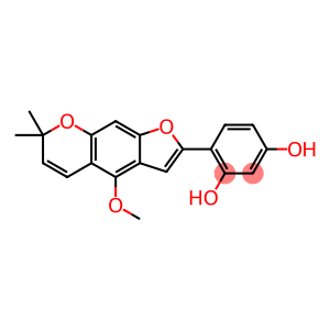 4-(4-Methoxy-7,7-dimethyl-7H-furo[3,2-g][1]benzopyran-2-yl)-1,3-benzenediol