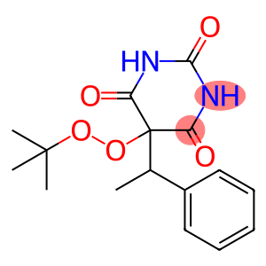 5-tert-Butylperoxy-5-(α-methylbenzyl)barbituric acid