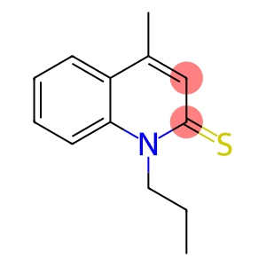 2(1H)-Quinolinethione,  4-methyl-1-propyl-