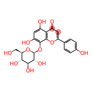 8-(β-D-Glucopyranosyloxy)-5,7-dihydroxy-2-(4-hydroxyphenyl)-4H-1-benzopyran-4-one
