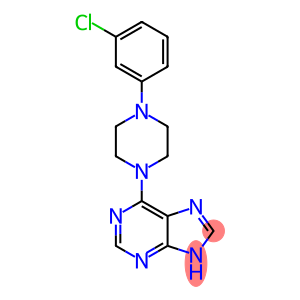 6-(4-(3-chlorophenyl)piperazin-1-yl)-9H-purine