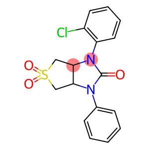 1-(2-chlorophenyl)-3-phenyltetrahydro-1H-thieno[3,4-d]imidazol-2(3H)-one 5,5-dioxide